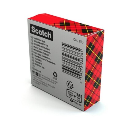 Scotch 7100027387 nastro adesivo da cancelleria 33 m Trasparente 1 pz