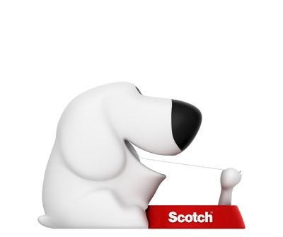 Scotch C31 dispenser nastro adesivo Nero, Rosso, Bianco