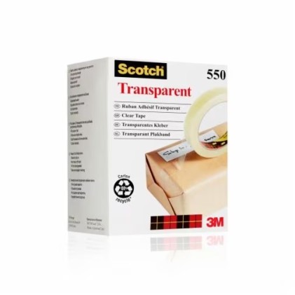 Scotch 7100194347 66 m Acrilico, Polipropilene (PP) Trasparente 8 pz