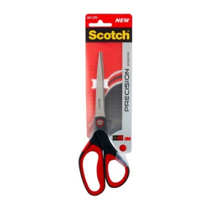 Scotch 7000034000 forbici da cancelleria Forbici per attivit&agrave; manuali, Forbici da ufficio, Universale Taglio a zig zag Rosso