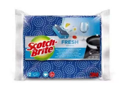 Scotch-Brite 7100226041 spugna Rettangolare Blu 2 pz