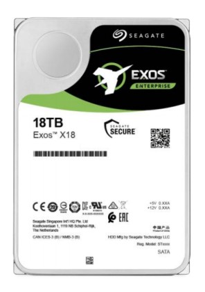 Seagate Enterprise ST18000NM004J disco rigido interno 18 TB 7200 Giri/min 256 MB 3.5" SAS - Disco OEM (solo garanzia diretta)