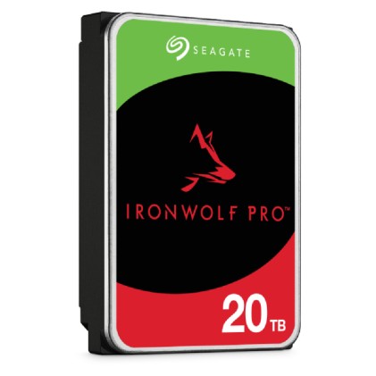 SEAGATE Ironwolf PRO HDD 20TB 7200rpm 6Gb/s SATA 256MB cache 3.5inch 24x7 for NAS and RAID Rackmount systems