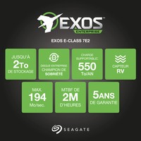 Seagate Hdd Enterprise 2Tb 3,5" 7200Rpm Sata3 128M Cache