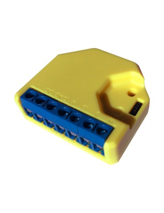Relè Smart Shelly Atshellyrgbw2 Wifi Led Controller Giallo E Blu