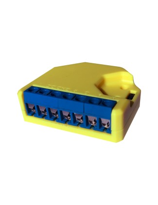 Relè Smart Shelly Atshellyrgbw2 Wifi Led Controller Giallo E Blu