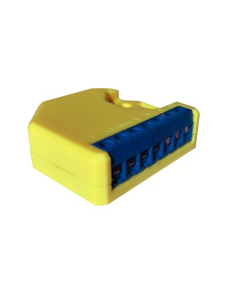 Relè Smart Shelly Atshellyrgbw2 Wifi Led Controller Giallo E Blu