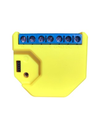 Relè Smart Shelly Atshellyrgbw2 Wifi Led Controller Giallo E Blu