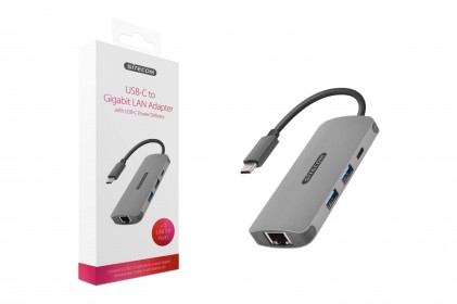 Hub Multiporta Sitecom Usb-C To Gigabit Lan Adapter Con Power Delivery