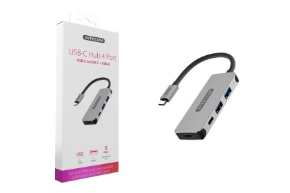 Hub Usb Sitecom Usb-C Cn-384