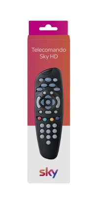 Telecomando Tv Sky Sky Hd New Black