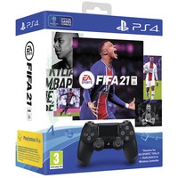 Dualshock 4 Black  V2 Ps4 Fifa21 Controller Pad Bundle Fifa2021