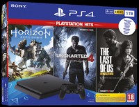 Console Sony Playstation 4 1TB   HDZ   TLOU   UC4 (HITS)