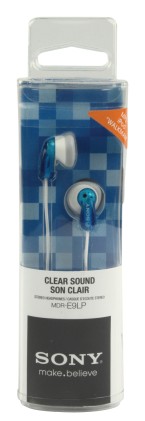 Auricolari Filo Sony Mdre9Lpl.Ae Clear Sound Azzurro