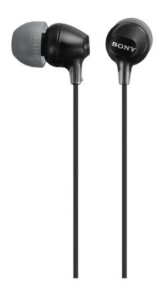 SONY Headphone MDREX15LPB.AE Black