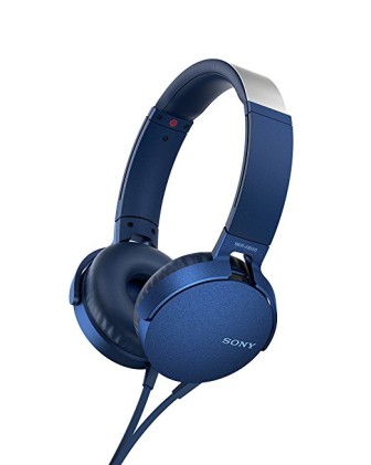 cuffie Sony MDR-XB550AP Padiglione auricolare Stereofonico Cablato Blu cuffia