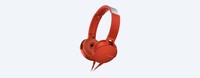 Headphone Sony MDR-XB550APR rosso