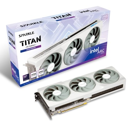 VGA SPARKLE Intel ARC B580 12GB TITAN LUNA OC (Battlemage Lineup)