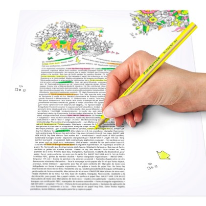 Staedtler Textsurfer Dry 128 64 Espositore con 48 matite colorate - Design ergonomico - Colori assortiti