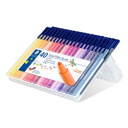 Staedtler Triplus Color 323 marcatore Fine Multicolore 40 pz
