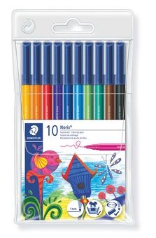 Staedtler Noris 326 marcatore Nero, Blu, Marrone, Verde, Arancione, Rosso, Viola, Giallo 1 pz