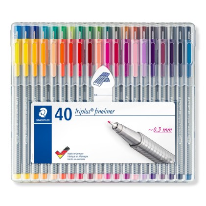 Staedtler 334 SB40 penna tecnica Extra sottile Multicolore 40 pz