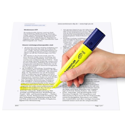 Staedtler Textsurfer classic 364 evidenziatore 4 pz Punta smussata Blu, Verde, Rosa, Giallo