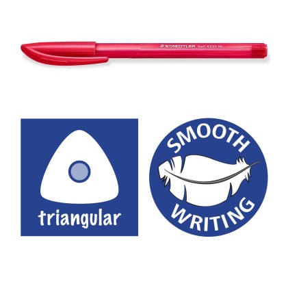 Staedtler ball 4320 M Nero 1 pz