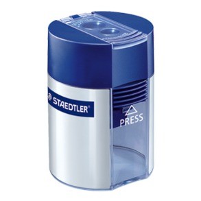 Staedtler 512 001 temperino Temperamatite manuale Blu, Argento