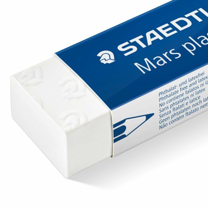 Gomma da cancellare Staedtler Mars in plastica - Plastica - Alta precisione - Bianca