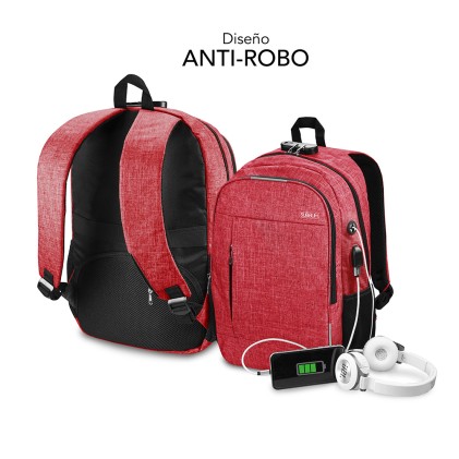 SUBBLIM SUB-BP-1UL0002 zaino Rosso Oxford