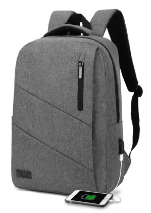 SUBBLIM City Backpack 39,6 cm (15.6") Zaino Grigio