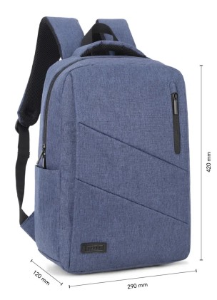 SUBBLIM City Backpack 39,6 cm (15.6") Zaino Blu