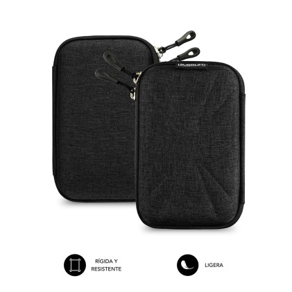 SUBBLIM SUB-HDD-HBC001 custodia per unità di archiviazione Custodia a sacchetto ABS sintetico, Poliuretano Nero