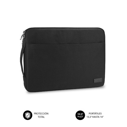 SUBBLIM SUB-LS-0PS0001 borsa per laptop 35,6 cm (14") Custodia a tasca Nero