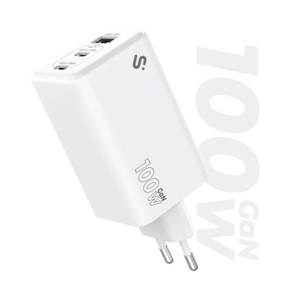 SUBBLIM SUBCHG-6G1003 Caricabatterie per dispositivi mobili Universale Bianco AC Ricarica rapida Interno