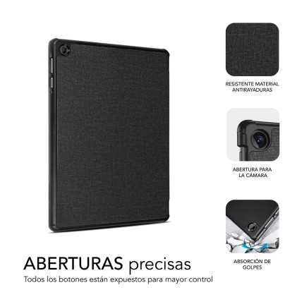 Custodia Subblim Shock Lenovo M10 Plus 3A Gen 10.6" Tb-125F/128F - Design moderno ed elegante - Installazione semplice - Angoli di visualizzazione regolabili - Colore nero