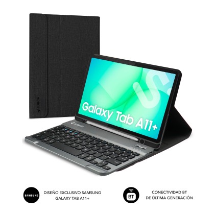 SUBBLIM SUBKT3-BTS070 custodia per tablet 27,9 cm (11") Custodia flip a libro Nero