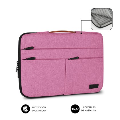 SUBBLIM SUBLS-AP36053 borsa per laptop 39,6 cm (15.6") Custodia a tasca Rosa