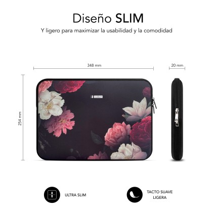 SUBBLIM SUBLS-SKIN101 borsa per laptop 35,6 cm (14") Custodia a tasca Multicolore