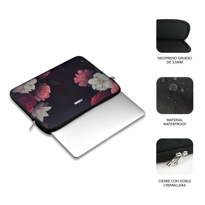 SUBBLIM SUBLS-SKIN151 borsa per laptop 39,6 cm (15.6") Custodia a tasca Multicolore