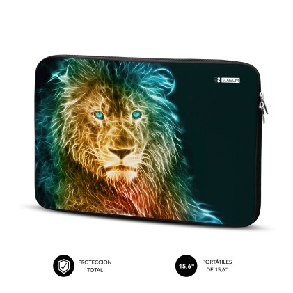 SUBBLIM SUBLS-SKIN153 borsa per laptop 39,6 cm (15.6") Custodia a tasca Multicolore