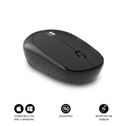 SUBBLIM SUBMO-B2SW010 mouse Ambidestro RF Wireless Ottico 1200 DPI