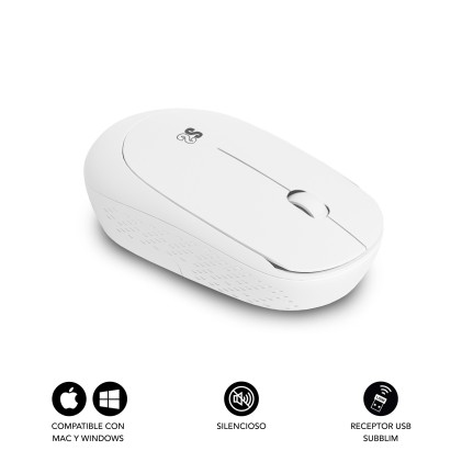 SUBBLIM SUBMO-B2SW011 mouse Ambidestro RF Wireless Ottico 1200 DPI
