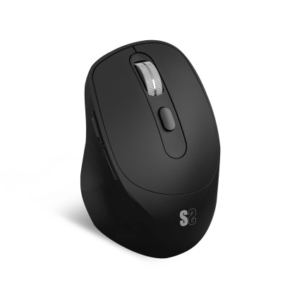 Subblim Comfort Ergo Dual Mouse Wireless - Bluetooth, USB 2.4GHz 2400dpi - 5 Pulsanti - Uso per Destrimani - Nero