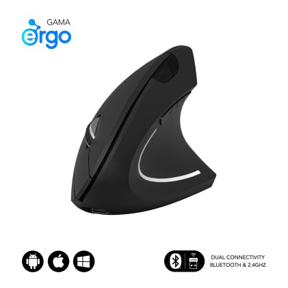 Mouse Universale Mano destra Bluetooth + USB Type-A Ottico 1600 DPI