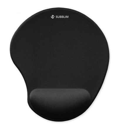 SUBBLIM SUBMP-04E050 tappetino per mouse Nero