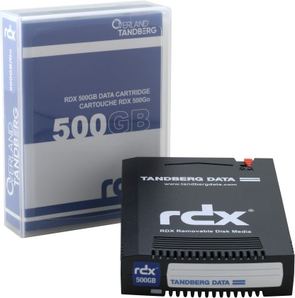 Tandberg RDX&reg; QuikStor&trade; Cartridge 500 GB (Single HDD) - 8541-RDX