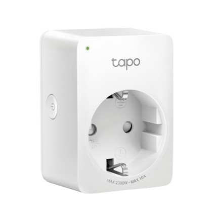 Tapo P100 Presa Intelligente Wifi Smart Plug, Compatibile Con Alexa E Google Home, Controllo Remoto Tramite App Tapo, 10A, 2300W