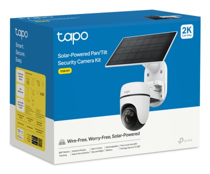 Kit Telecamera Di Sicurezza A Energia Solare Con Rotazione/Inclinazione (Pan/Tilt)